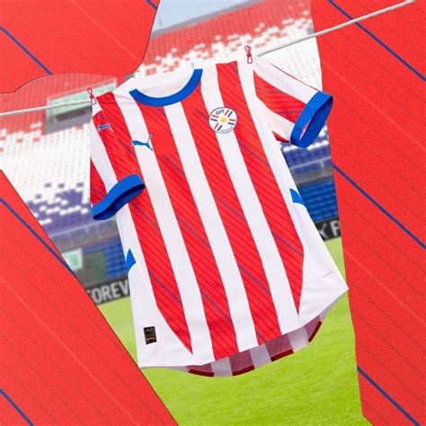 Camiseta Oficial Home 2024 Paraguay APF .